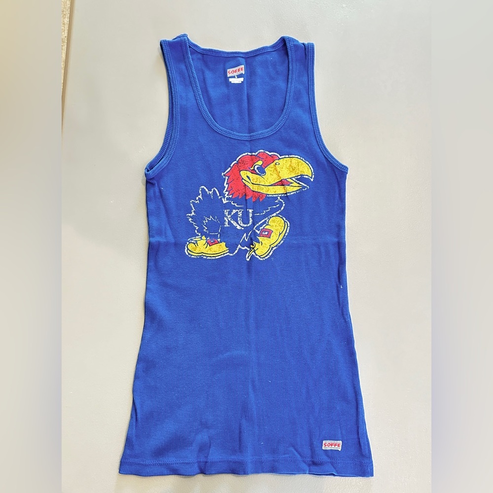 KU Jayhawks Tank Top - Size Large